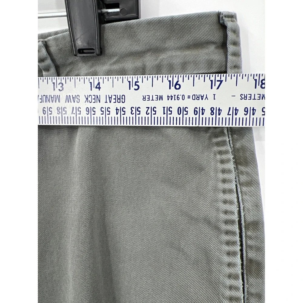 Peter Millar Mens 35 Pima Cotton‎ Flat Front Raleigh Washed Twill Chino Pants